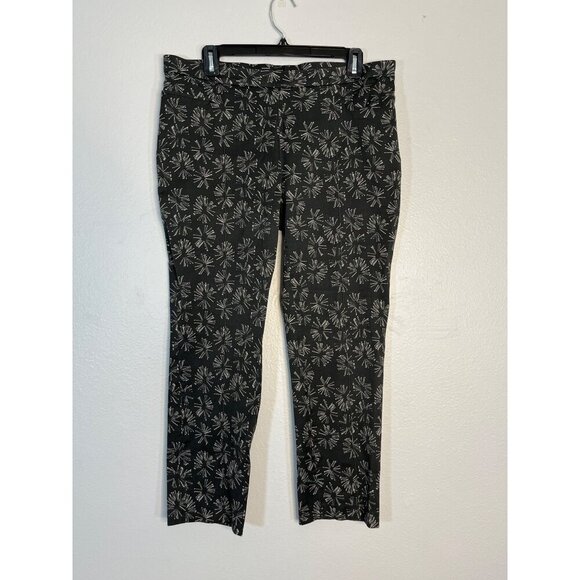 Akris Punto Cotton Blend Slim Leg Ankle Pant Front Seam Pockets Size‎ 12 - Picture 1 of 10